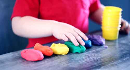 Child playing.
